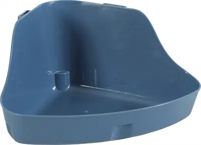 Zolux Neolife hoektoilet cavia blauw 35 x 25 x 15 cm – met slotjes
