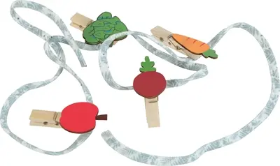 Zolux Neolife snack slinger konijn groen 150 cm – voor groente en fruit