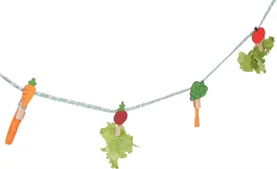 Zolux Neolife snack slinger konijn groen 150 cm – voor groente en fruit - Afbeelding 4