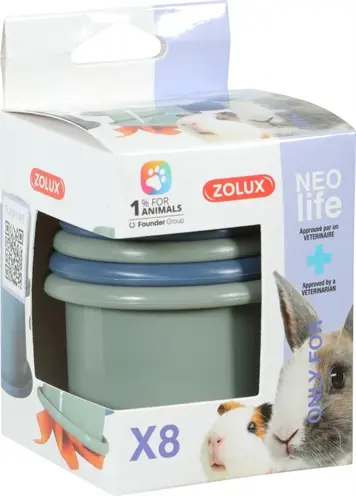 Zolux Neolife Treat Hiding Cup Set – intelligentiespel voor konijn en cavia - Afbeelding 7