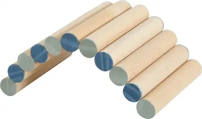 Zolux Neolife houten brug S 15,5 cm – buigbaar, voor konijn en cavia