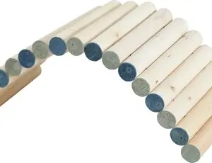 Zolux Neolife houten brug M 29,5 cm – buigbaar, voor konijn en cavia - Afbeelding 1