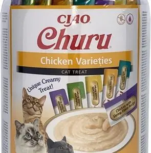 Inaba Churu kattensnack kipvarianten 50 x 14 g – graanvrije multipack - Afbeelding 1