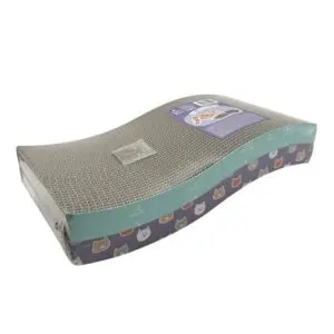 Easypets krabkarton Wave met catnip – set van 2 stuks - Afbeelding 1