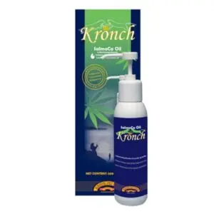 Kronch Salmoca zalmolie en hennepzaadolie 500 ml – hond en kat - Afbeelding 1