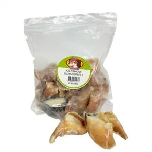Petsnack kalfshoef met schapenvet groot 25 stuks – hondensnack - Afbeelding 1