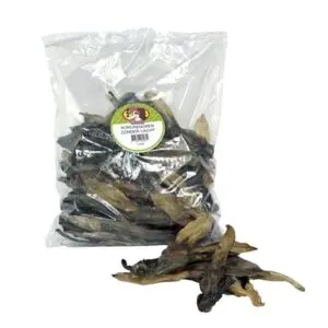 Petsnack konijnenoren zonder vacht 1 kg – hondensnack - Afbeelding 1