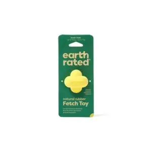 Earth Rated fetch toy 7,5 x 4,5 x 7,5 cm – rubber hondenspeeltje - Afbeelding 1