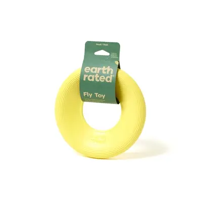 Earth Rated flyer toy frisbee 18 x 3 x 18 cm – geel, TPE - Afbeelding 4