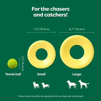 Earth Rated flyer toy frisbee 21,5 x 4 x 21,5 cm – TPE - Afbeelding 9
