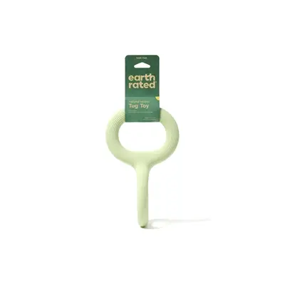 Earth Rated tug toy 28 x 14 x 14 cm – rubber trekspeeltje, ergonomisch