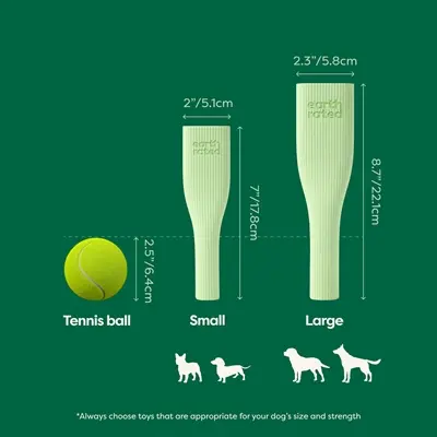 Earth Rated chew toy 7 x 5 cm – vulbaar rubber hondenspeeltje - Afbeelding 10