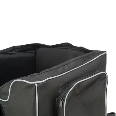 Trixie autostoel hond zwart/grijs 56 x 36 x 37 cm – met teddykussen - Afbeelding 7