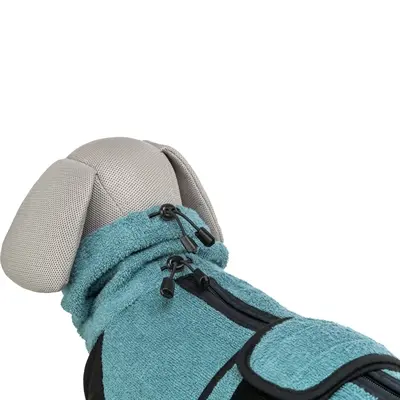Trixie badjas voor honden badstof petrol 70 cm – huisoverall - Afbeelding 7