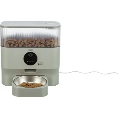 Trixie voerautomaat TX-C Smart lichtgrijs 5 liter – met app en camera - Afbeelding 5
