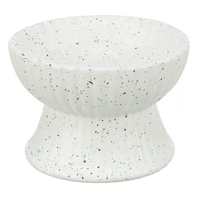 Trixie voerbak/drinkbak kat verhoogd keramiek wit 200 ml 13 cm