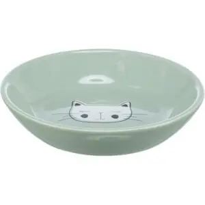 Trixie voerbak/drinkbak kat verhoogd keramiek assorti 200 ml 14 cm - Afbeelding 1