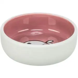 Trixie voerbak/drinkbak kat keramiek assorti 300 ml Ø 13 cm – 4 stuks - Afbeelding 1