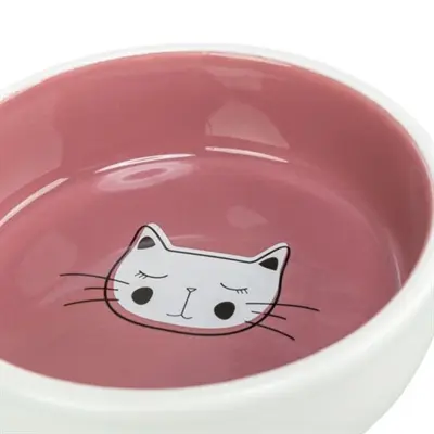 Trixie voerbak/drinkbak kat keramiek assorti 300 ml Ø 13 cm – 4 stuks - Afbeelding 3