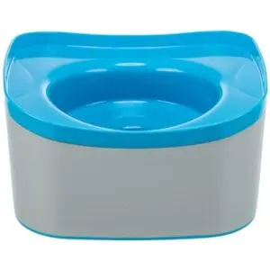 Trixie drinkbak reisbak Strong donkergrijs/petrol 21 x 21 x 11 cm - Afbeelding 1