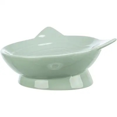 Trixie voerbak/drinkbak kat Viviana keramiek salie 150 ml 12 cm - Afbeelding 4