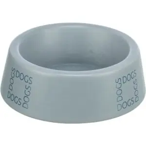 Trixie voerbak en drinkbak keramiek grijsblauw 400 ml 16 cm – voor honden - Afbeelding 1