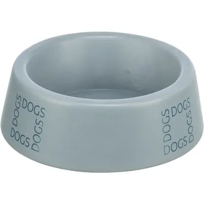 Trixie voerbak en drinkbak keramiek grijsblauw 400 ml 16 cm – voor honden