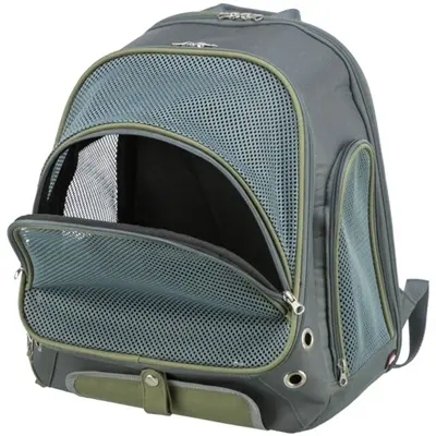Trixie hondentas rugtas Lyla grijs/blauw 34 x 22 x 42 cm – tot 8 kg - Afbeelding 4
