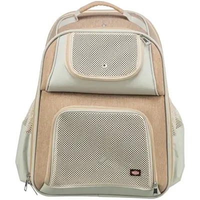 Trixie hondentas rugtas Willow beige/bruin 38 x 25 x 45 cm – tot 7 kg - Afbeelding 2