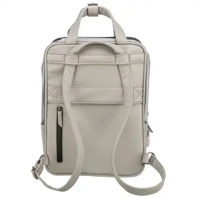 Trixie hondentas rugtas Citystyle kunstleer lichtgrijs 30 x 20 x 40 cm - Afbeelding 4
