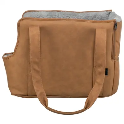 Trixie hondentas Evelyn bruin/grijs 40 x 20 x 30 cm – tot 5 kg - Afbeelding 3