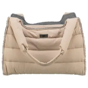 Trixie hondentas Gina blush 42 x 22 x 58 cm – gevoerd met teddystof - Afbeelding 1