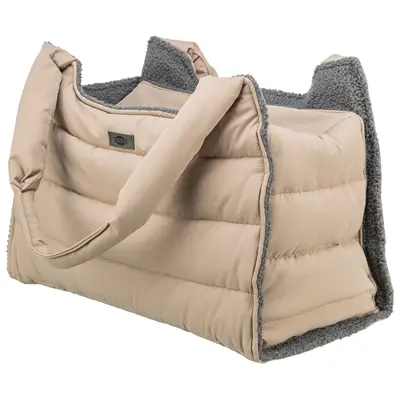 Trixie hondentas Gina blush 42 x 22 x 58 cm – gevoerd met teddystof - Afbeelding 4