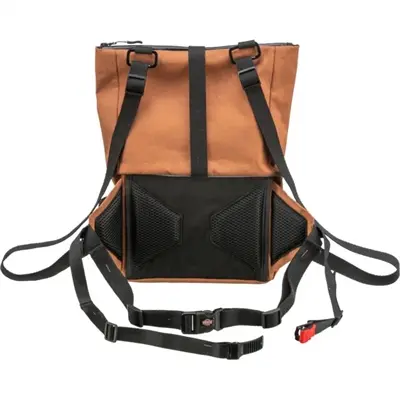 Trixie rolltop rugtas met heuptas roest – rugzak en heuptas in één - Afbeelding 9
