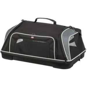 Trixie vliegtuigtas Boarding zwart/grijs 55 x 23 x 40 cm – voor honden - Afbeelding 1
