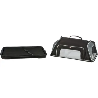 Trixie vliegtuigtas Boarding zwart/grijs 55 x 23 x 40 cm – voor honden - Afbeelding 5