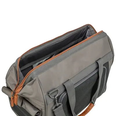 Trixie hondentas Finlay zwart/grijs 43 x 26 x 32 cm – metalen versteviging - Afbeelding 4