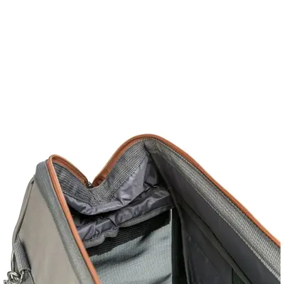 Trixie hondentas Finlay zwart/grijs 43 x 26 x 32 cm – metalen versteviging - Afbeelding 5