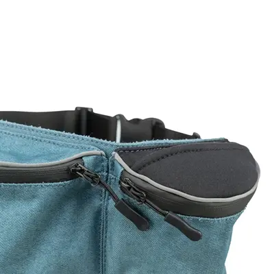 Trixie heuptas Baggy Belt blauw 44 x 6 x 11 cm – waterdichte rits - Afbeelding 7