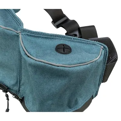 Trixie heuptas Baggy Belt blauw 44 x 6 x 11 cm – waterdichte rits - Afbeelding 10