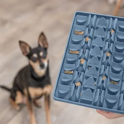 Trixie likmat Lick 'N' Snackmat siliconen blauw 30 cm – 2 stuks - Afbeelding 5
