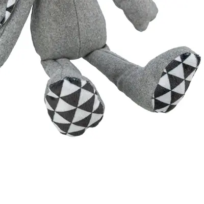 Trixie haas stof 39 cm – geluidloze hondenknuffel, 4 stuks - Afbeelding 3
