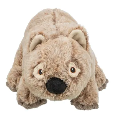 Trixie wombat pluche gerecycled 25 cm – hondenknuffel zonder geluid