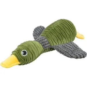 Trixie eend pluche gerecycled 40 cm – hondenspeelgoed, 2 stuks - Afbeelding 1