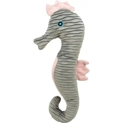 Trixie zeepaard pluche gerecycled 50 cm – hondenknuffel met geluid