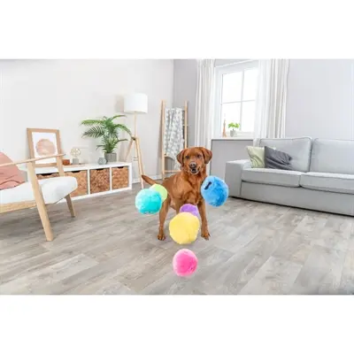 Trixie pluche bal met geluid 10 cm – gerecycled, assorti - Afbeelding 11
