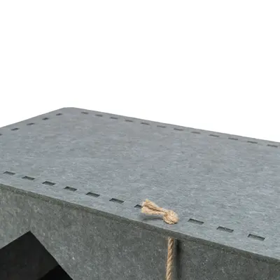 Trixie kattenmand huis Lene vilt grijs 54 x 30 x 35 cm - Afbeelding 7