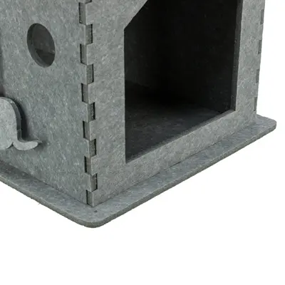 Trixie kattenmand huis Lene vilt grijs 54 x 30 x 35 cm - Afbeelding 9