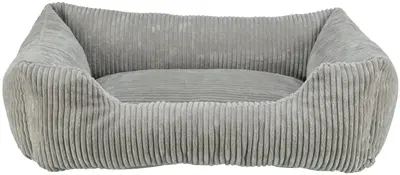 Trixie Vital hondenmand Jonna ribfluweel grijs 100 x 70 cm – orthopedisch