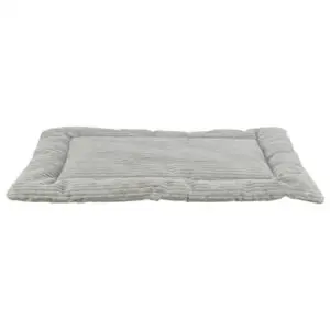 Trixie ligmat Jonna ribfluweel grijs 70 x 50 cm – pluche, antislip - Afbeelding 1